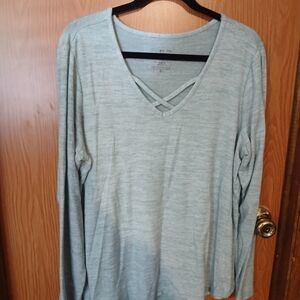 Sonoma Women's Soft Blue Long Sleeve Tee